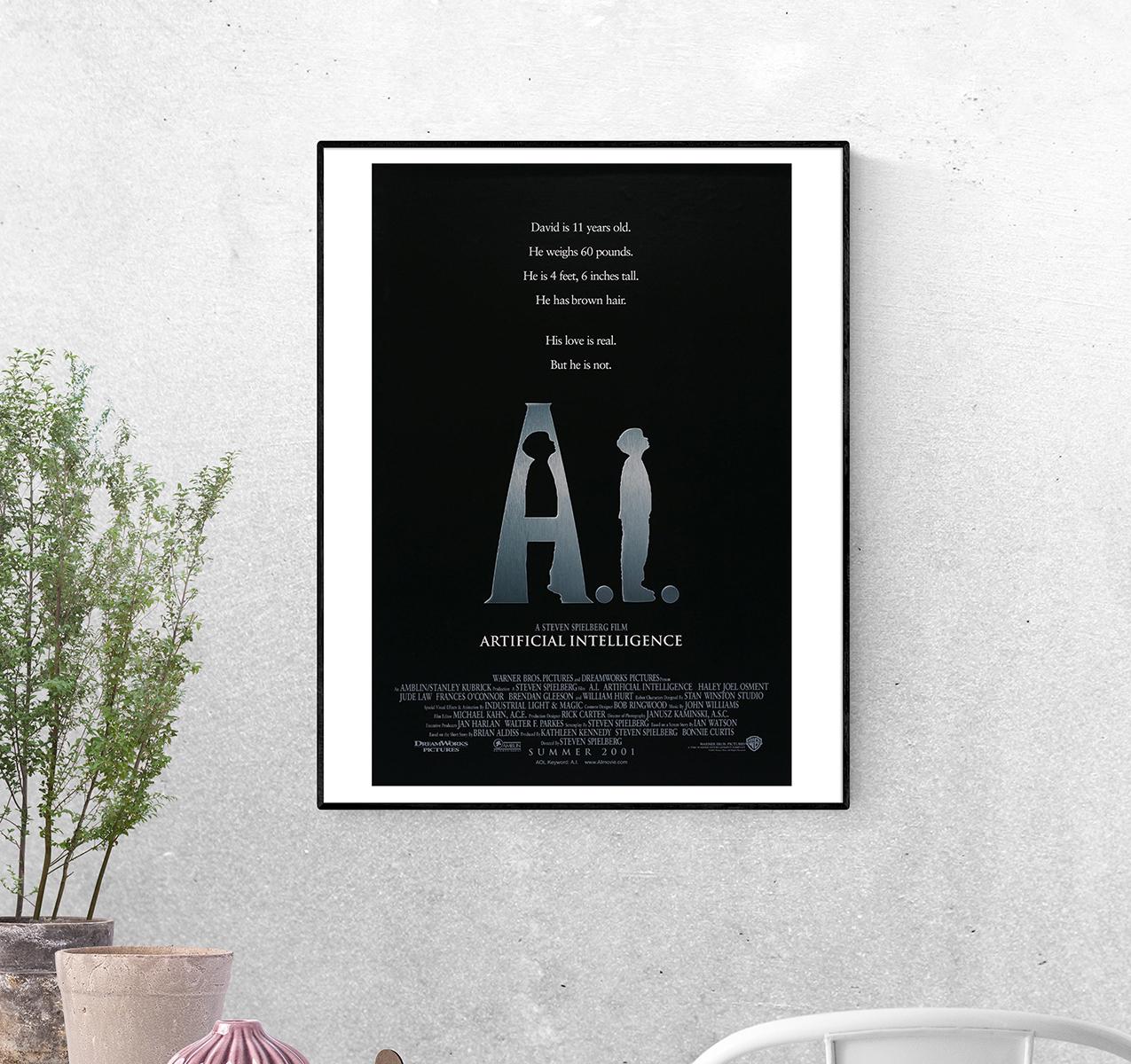 Постер Искусственный разум 2001 г. Режиссёр Стивен Спилберг формат А-4 (Afisha2050001_Poster)