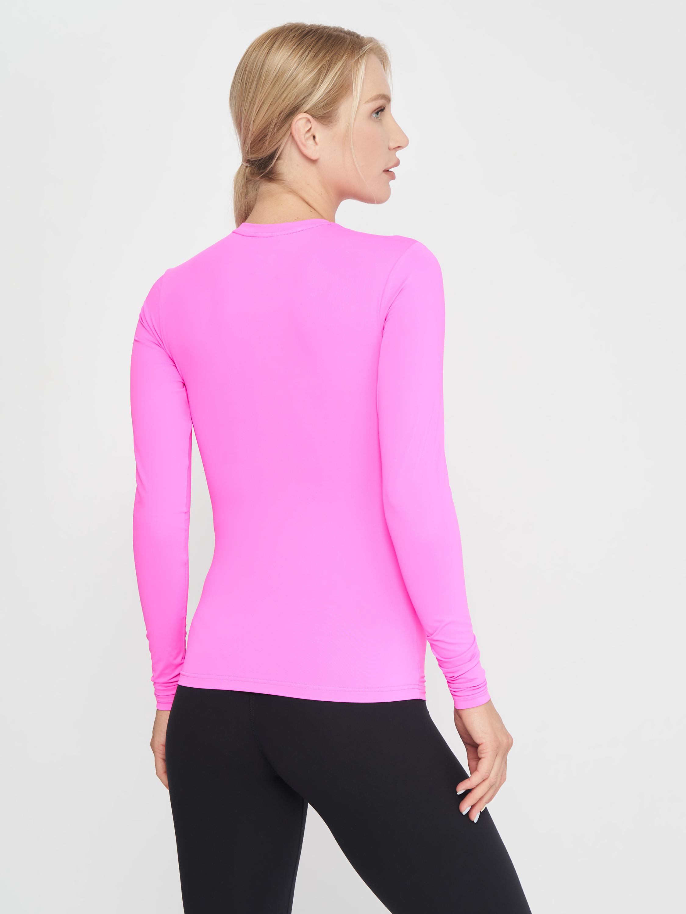 Лонгслив Joma 901593.030 Zero Long Sleeve T-Shirt S Fluor Pink (8445456179894) - фото 2