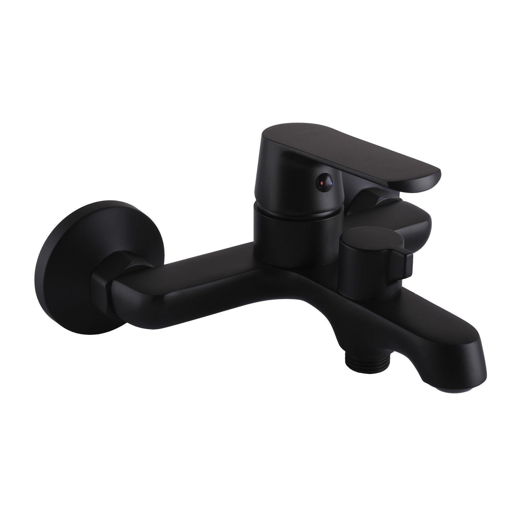 Смеситель для ванны Globus Lux Черный матовый (22555)