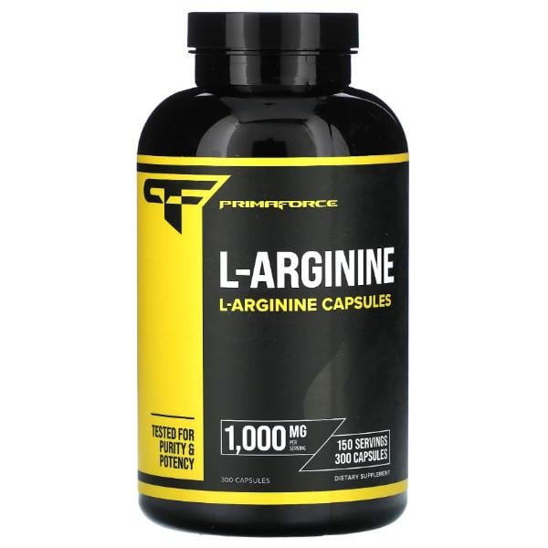 Аргінін Primaforce L-Arginine 500 мг per Capsule 300 капс. (000027313)