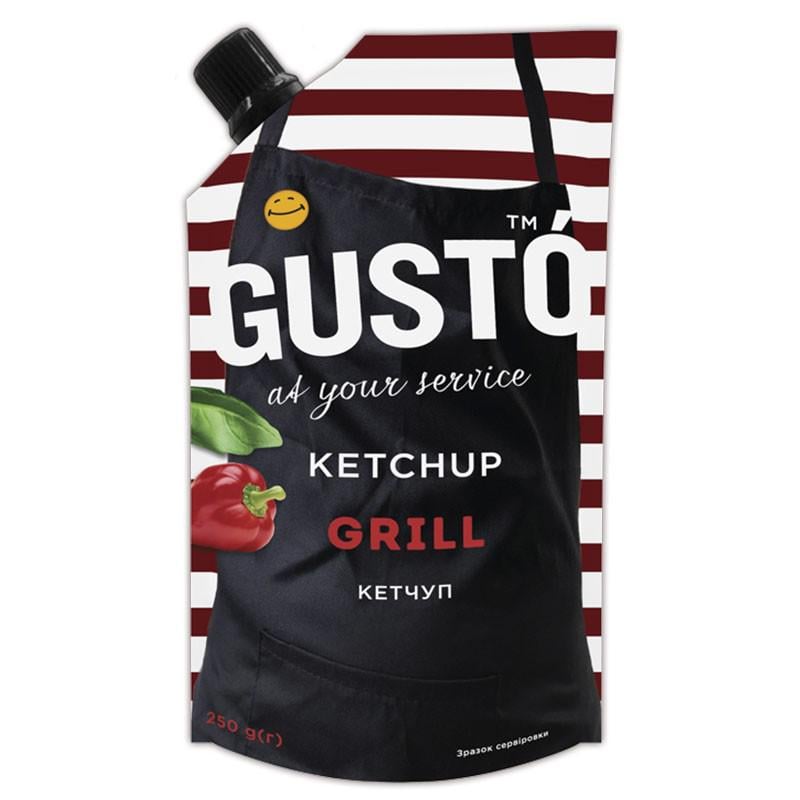 Кетчуп Gusto Grill 250 г д/п