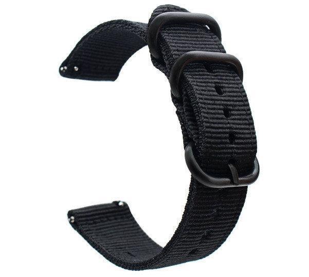 Нейлоновый ремешок Primo Traveller для часов Xiaomi Amazfit GTR 47 мм Black (1059924456)