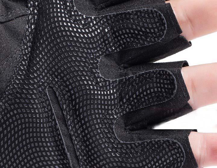 Перчатки без пальцев L и мультитул визитка Black - фото 10