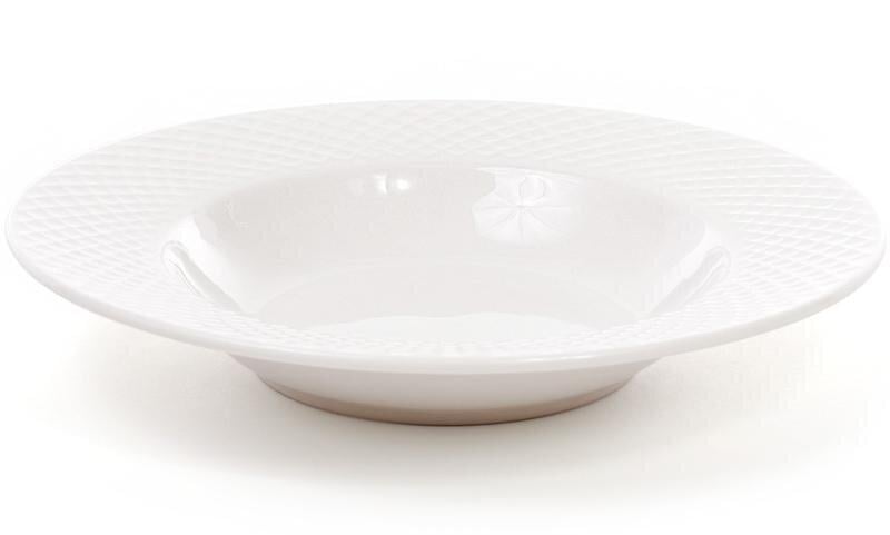 Набор 6 фарфоровых тарелок Emilia-Romagna 22 см порционные Сетка - фото 1 Набор 6 фарфоровых тарелок Emilia-Romagna 22 см порционные Сетка - фото 1