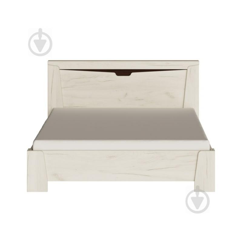 Кровать двуспальная Эверест Либерти-1400 дуб крафт белый  (EVR-2084)