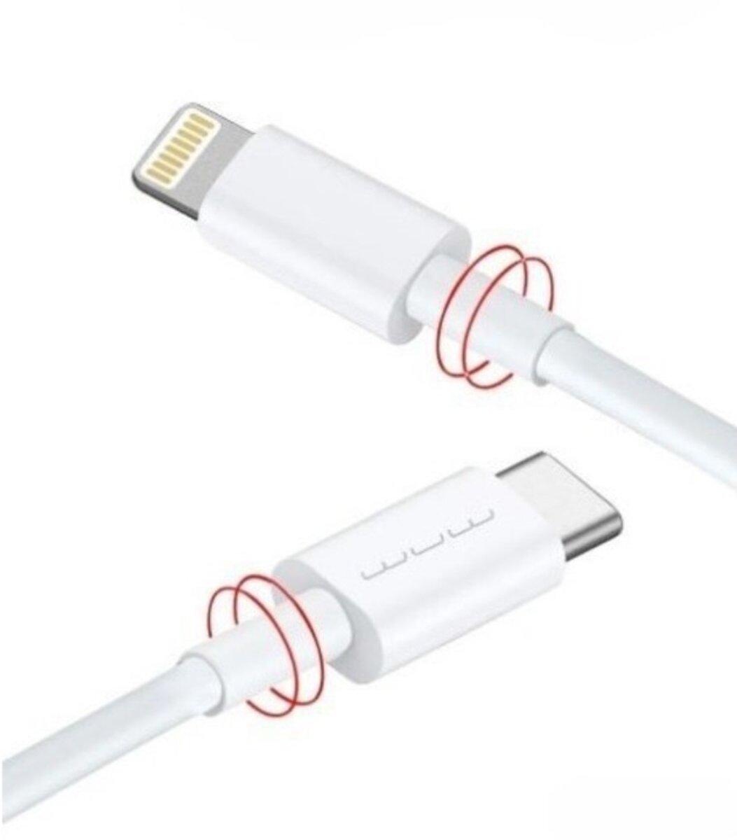 Кабель Wuw X169 USB Lightning 5А White (25816247) - фото 2