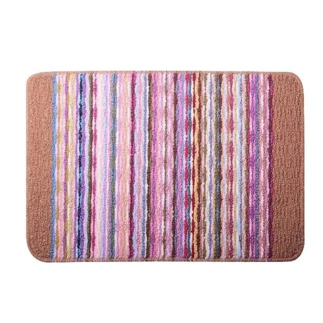 Килимок для ваної кімнати Besser KM-36520 протиковзкий з поліпропілену 50х75 см Коричневий (150-84-36520.2)