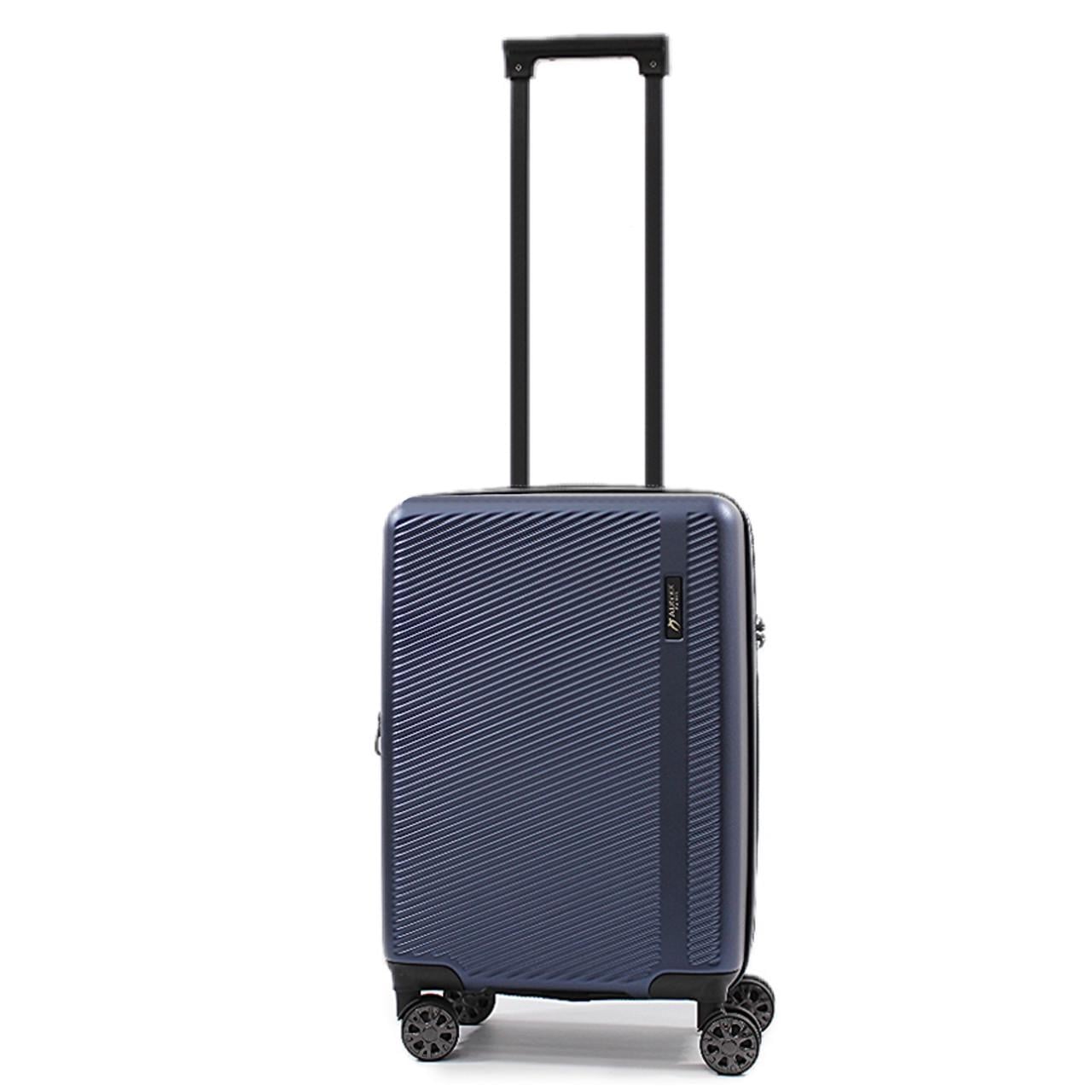 Чемодан имел AIRTEX поликарбонат S 55х35х20 + 5 см 43 л 2,85 кг Синий (231)