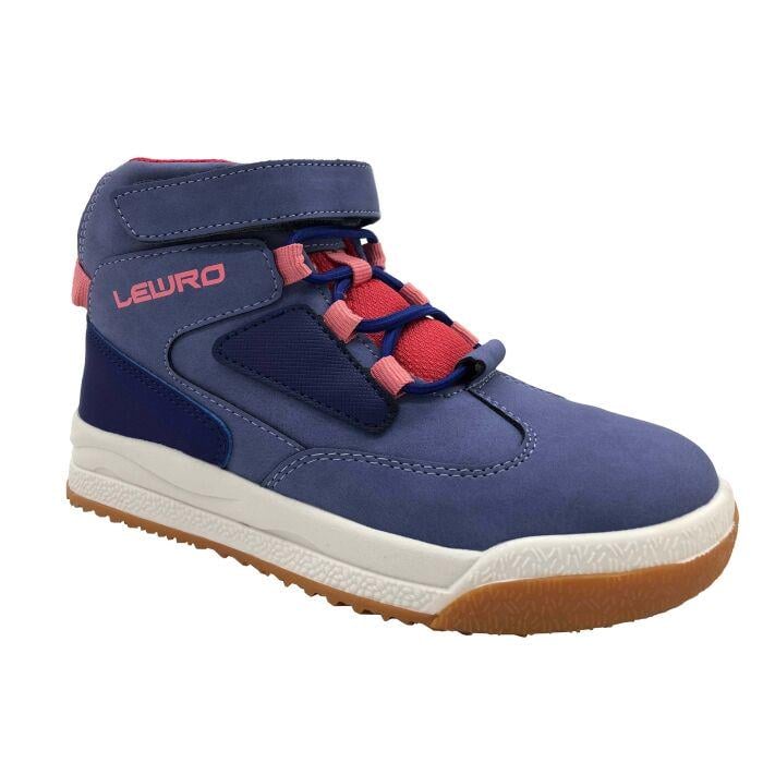 Кроссовки детские для девочки Lewro осенние высокие до щиколотки на липучке р. 34 22 см Фиолетово-розовый (3224)