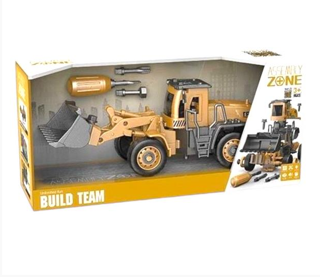 Машинка конструктор Бульдозер ТК YW 9102 E зі звуковими та світловими ефектами