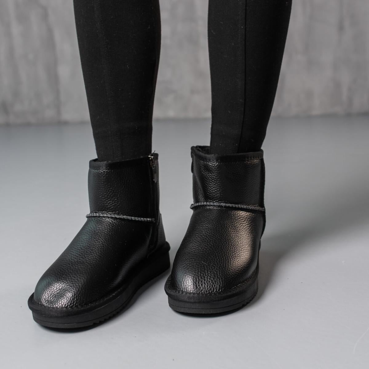Угги женские Fashion р. 37 24 см Черный (3827)