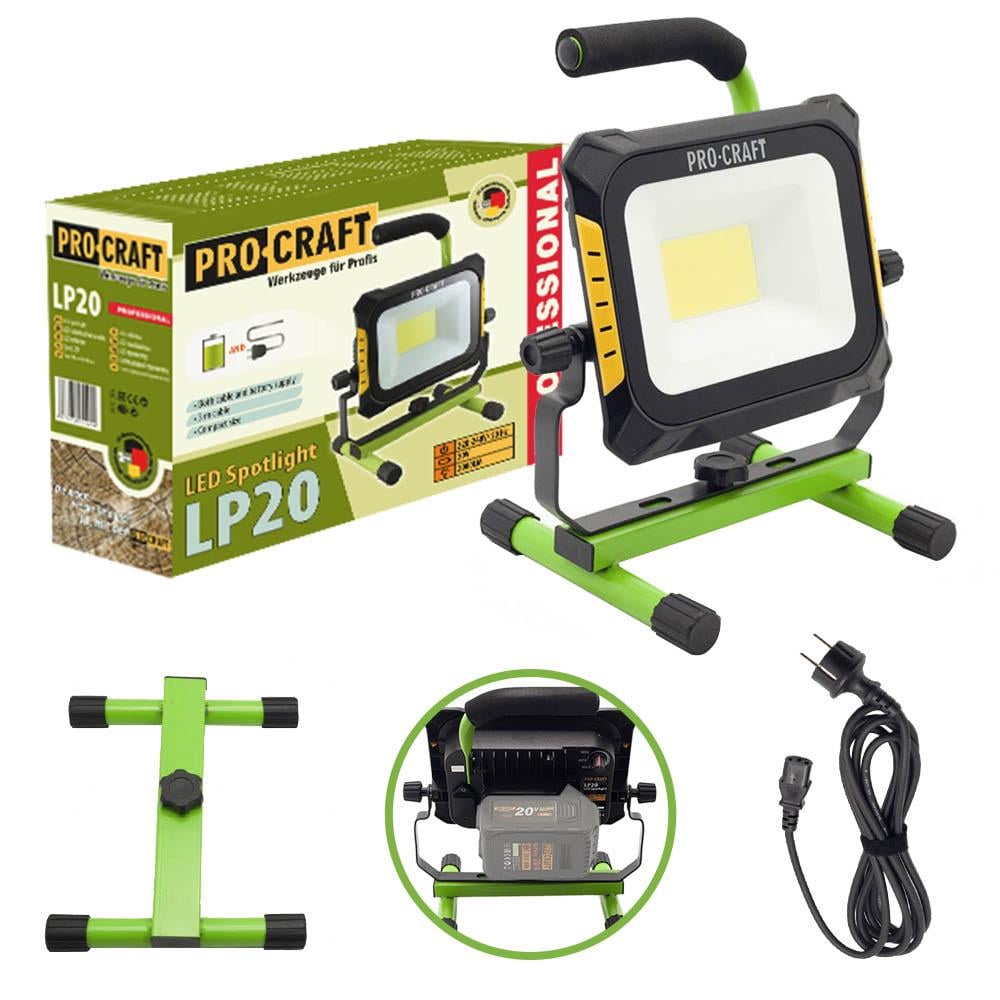 Ліхтар акумуляторний ProCraft LP20 без акб та зп (030020)