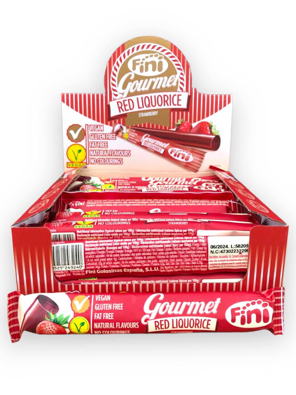 Батончик Fini Gourmet Лакрица-клубника 32 шт. 32 г (14755805)