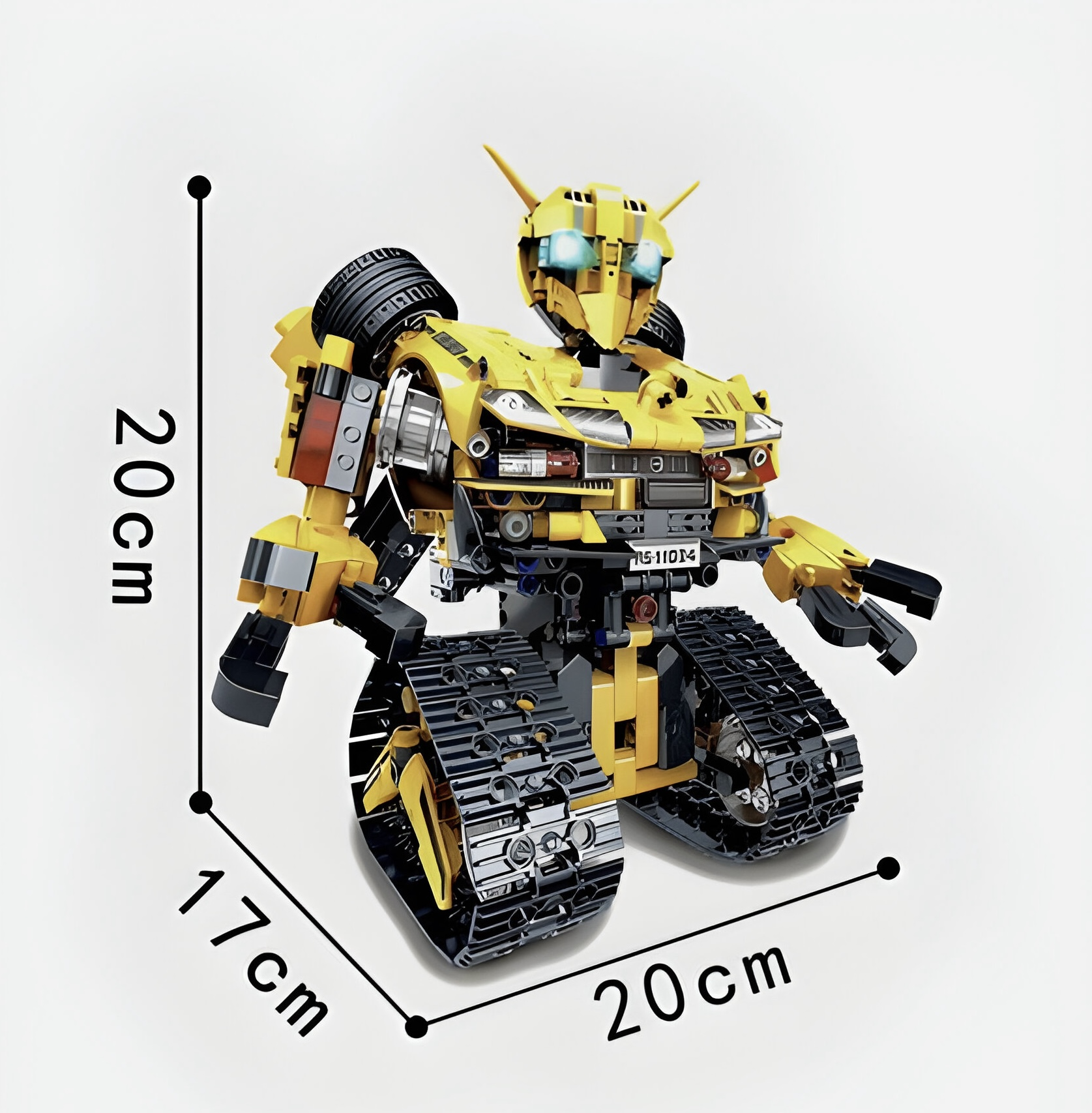 Конструктор на радіокеруванні Трансформер Бамблі 2в1 на пульті керування 895 деталей (КР-11034) - фото 2 Конструктор на радіокеруванні Трансформер Бамблі 2в1 на пульті керування 895 деталей (КР-11034) - фото 2