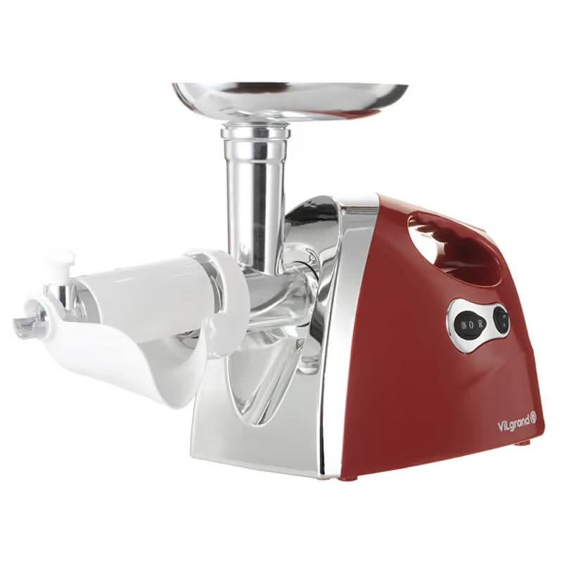 Мясорубка электрическая ViLgrand V203-BRMG с насадкой соковыжималка 2000 Вт Red (tf7321) - фото 5 Мясорубка электрическая ViLgrand V203-BRMG с насадкой соковыжималка 2000 Вт Red (tf7321) - фото 5
