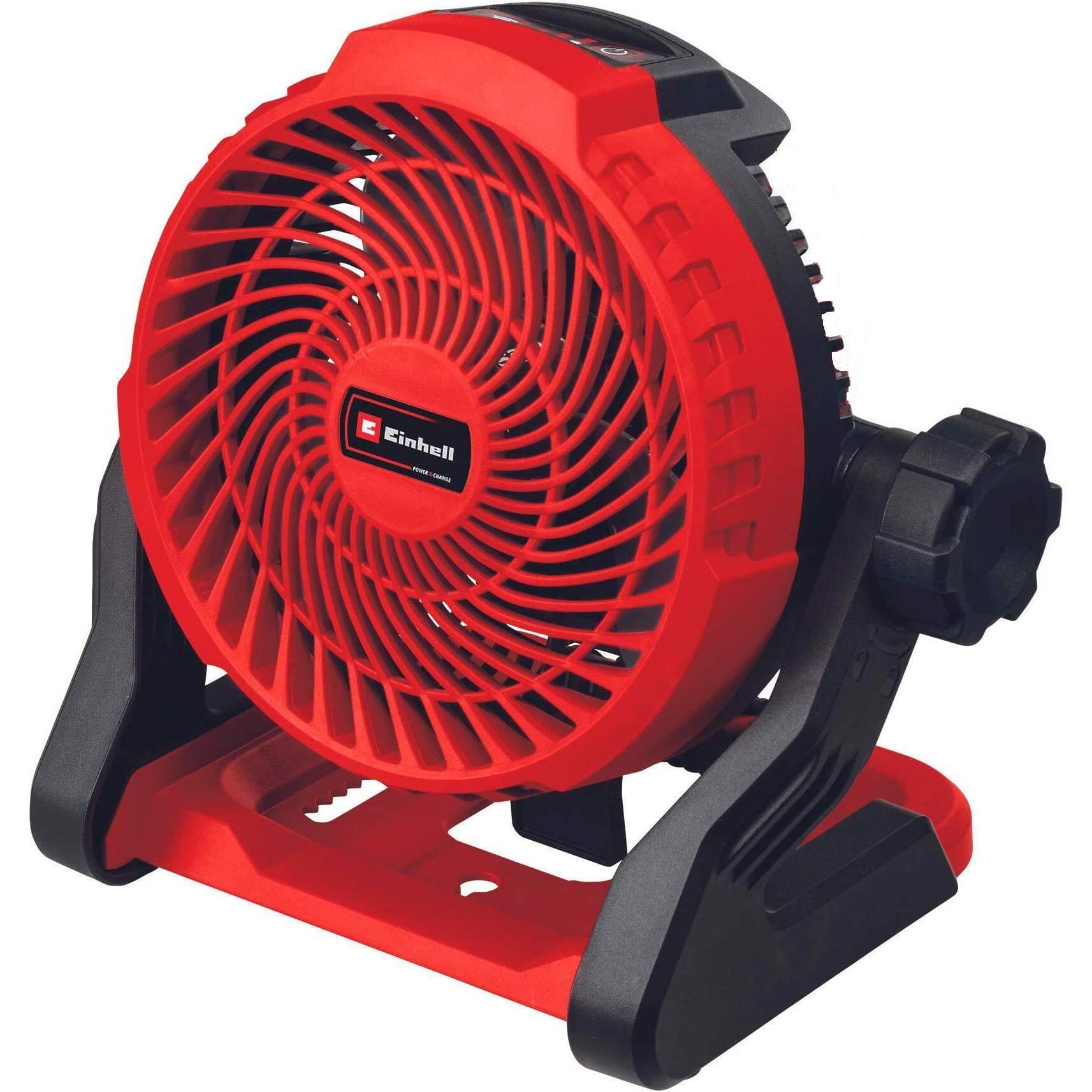 Вентилятор аккумуляторный Einhell GE-CF 18/2200 Li d 18 см без аккумулятора и зарядного устройства Красный (3408035)
