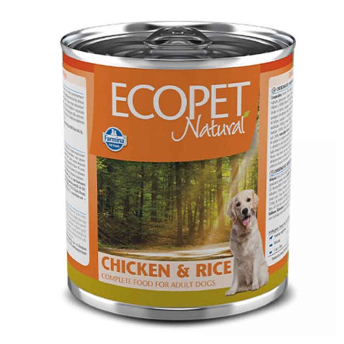 Консервы Farmina Ecopet Natural Dog Chicken&Rice с курицей и рисом для взрослых собак всех пород 300 г (167511) Консервы Farmina Ecopet Natural Dog Chicken&Rice с курицей и рисом для взрослых собак всех пород 300 г (167511)