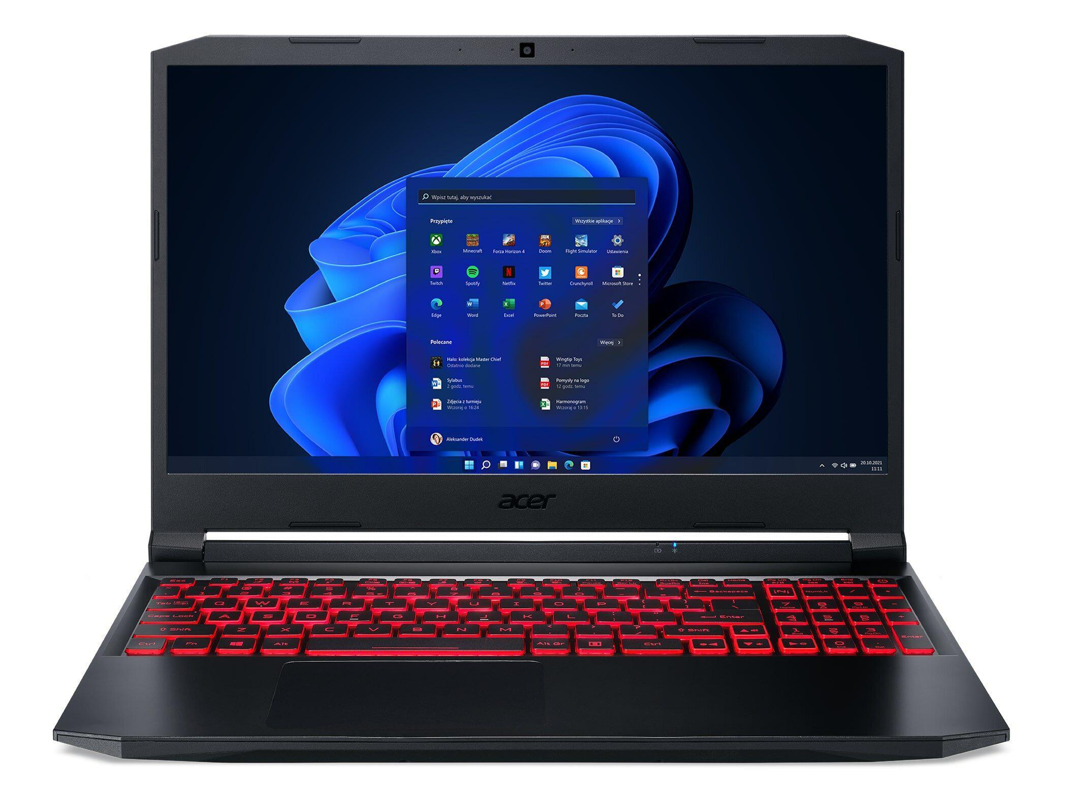 Ноутбук Acer Nitro 5 AN515-57 15,6" IPS 144Hz i5-11400H 16 Gb RAM 512 Gb SSD GeForce RTX3050 Windows 11 Home (NHQELEP006)