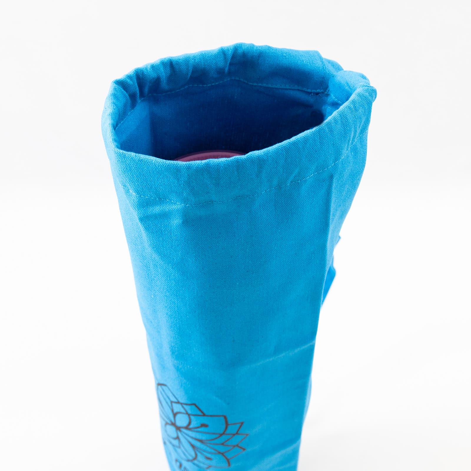 Чохол для килимка OSPORT для йоги/фітнесу та туризму з канвасу Бірюзовий (OF-0289) - фото 4