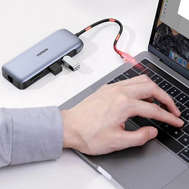 Концентратор UGREEN CM274 9in1 Grey (70301) - фото 5 Концентратор UGREEN CM274 9in1 Grey (70301) - фото 5