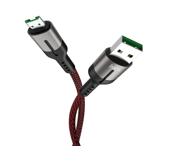Кабель Data Hoco U68 Gusto Micro USB 4.0A 1,2 м Black - фото 3