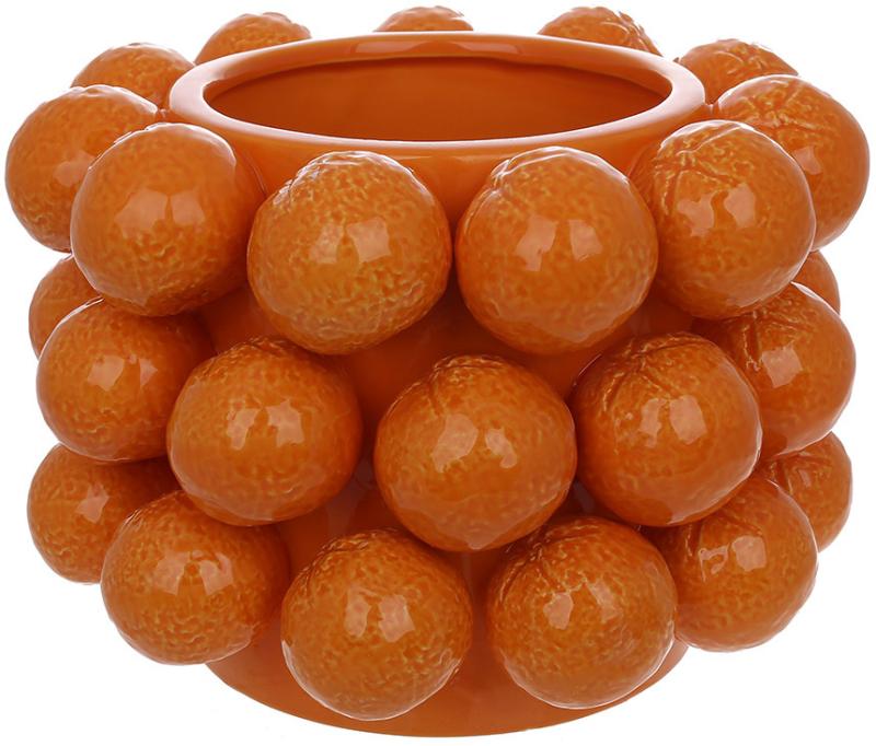Ваза Orange фарфоровая декоративная 20 см/d 26 см