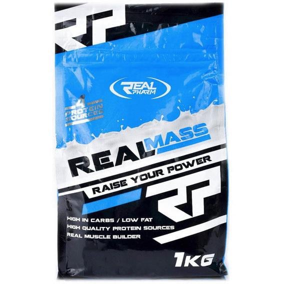 Гейнер Real Pharm Real Mass 1000 г 13 порций Strawberry