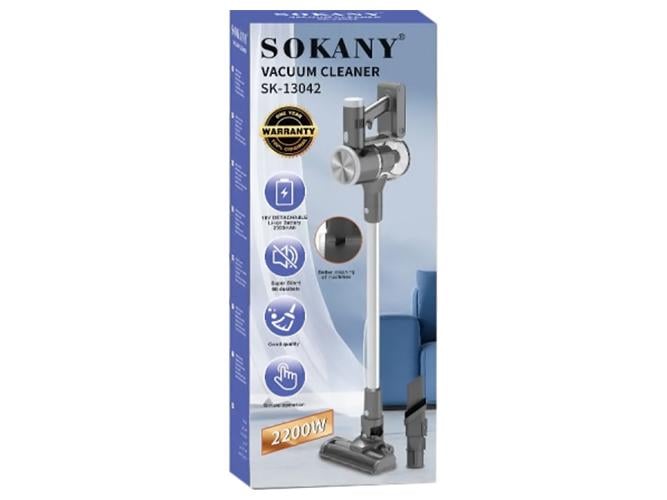 Пылесос вертикальный Sokany SK13042 аккумулятор 2200 мАхч - фото 3