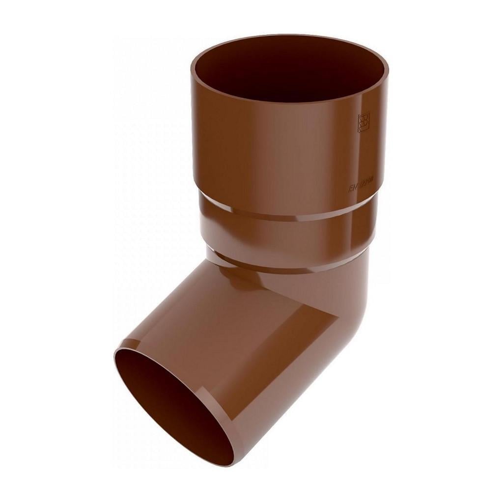 Колено трубы BRYZA 90 мм Коричневый (8017)