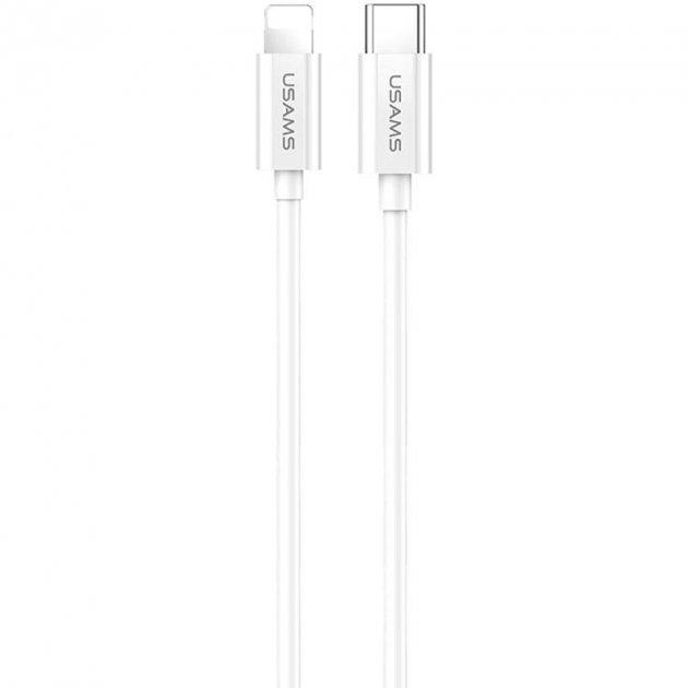 Кабель Usams U44 US-SJ407 Fast charging Type-C Lightning 1,2 м Grey - фото 2