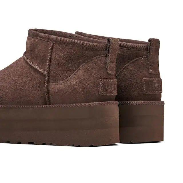 Уги женские UGG Classic Ultra Mini Platform р. 39 Шоколадные (61960409) - фото 2 Уги женские UGG Classic Ultra Mini Platform р. 39 Шоколадные (61960409) - фото 2