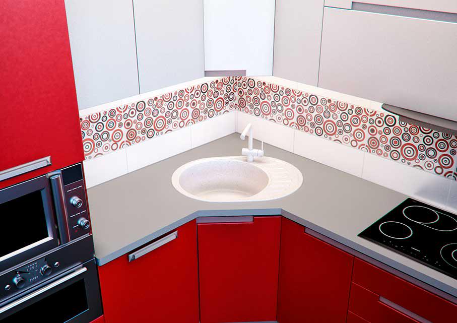 Мойка для кухни Stella Alpina гранитная с краном Белый - фото 8