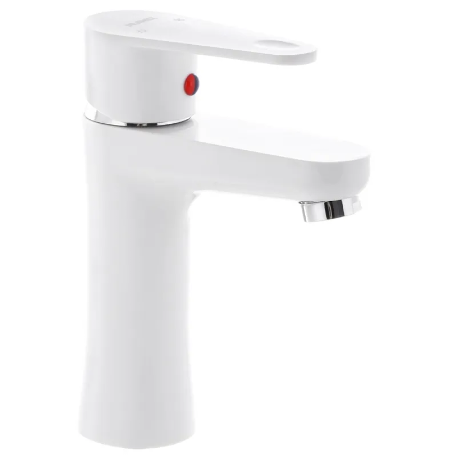 Смеситель для умывальника однорычажный PLAMIX Vega-001 White (PM0685)
