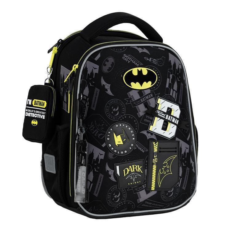 Рюкзак каркасный школьный KITE Education DC Batman 36.5x27x15,5 см 14 л (DC25-555S)
