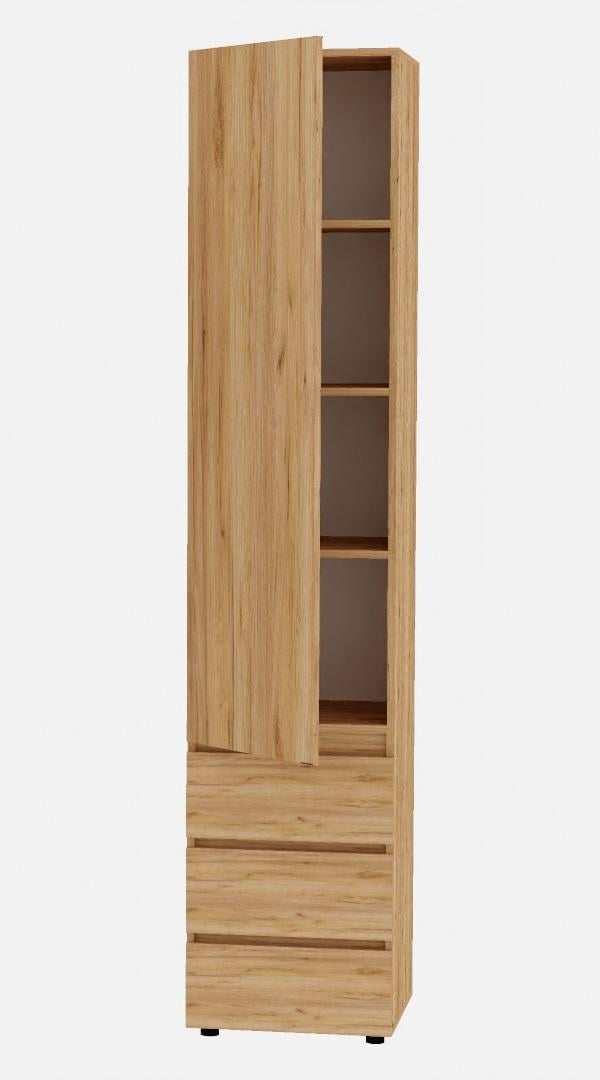 Шкаф Алекса СН-400-3п 40х55х218 см Дуб крафт золотой (70819)