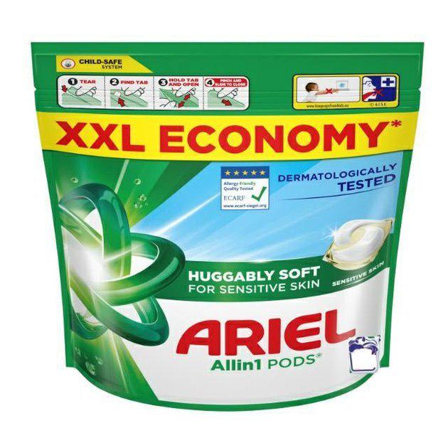 Капсули для прання Ariel Huggably Soft for Sensitive 50 шт. (13353644)