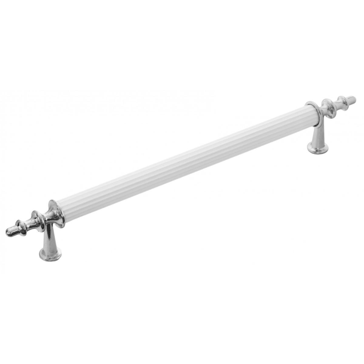 Ручка OZKM Alm Artemis Cizgili 3002-06/013 160 мм Хром/Белый