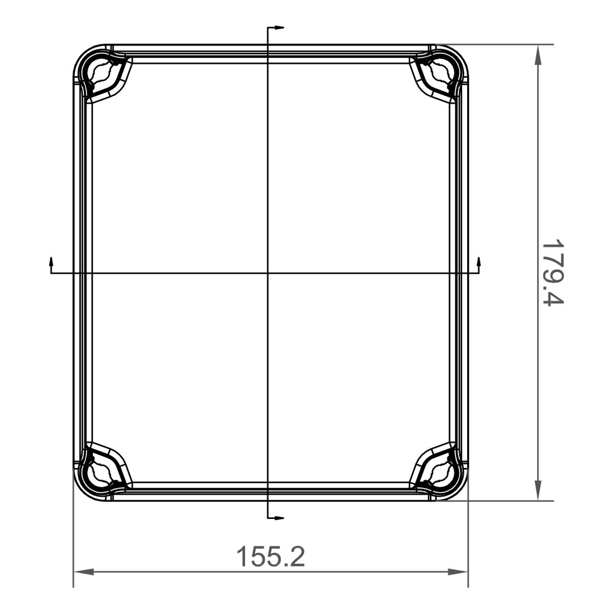 Розподільна коробка IDE IP67 155x179x100 мм (EL171) - фото 9