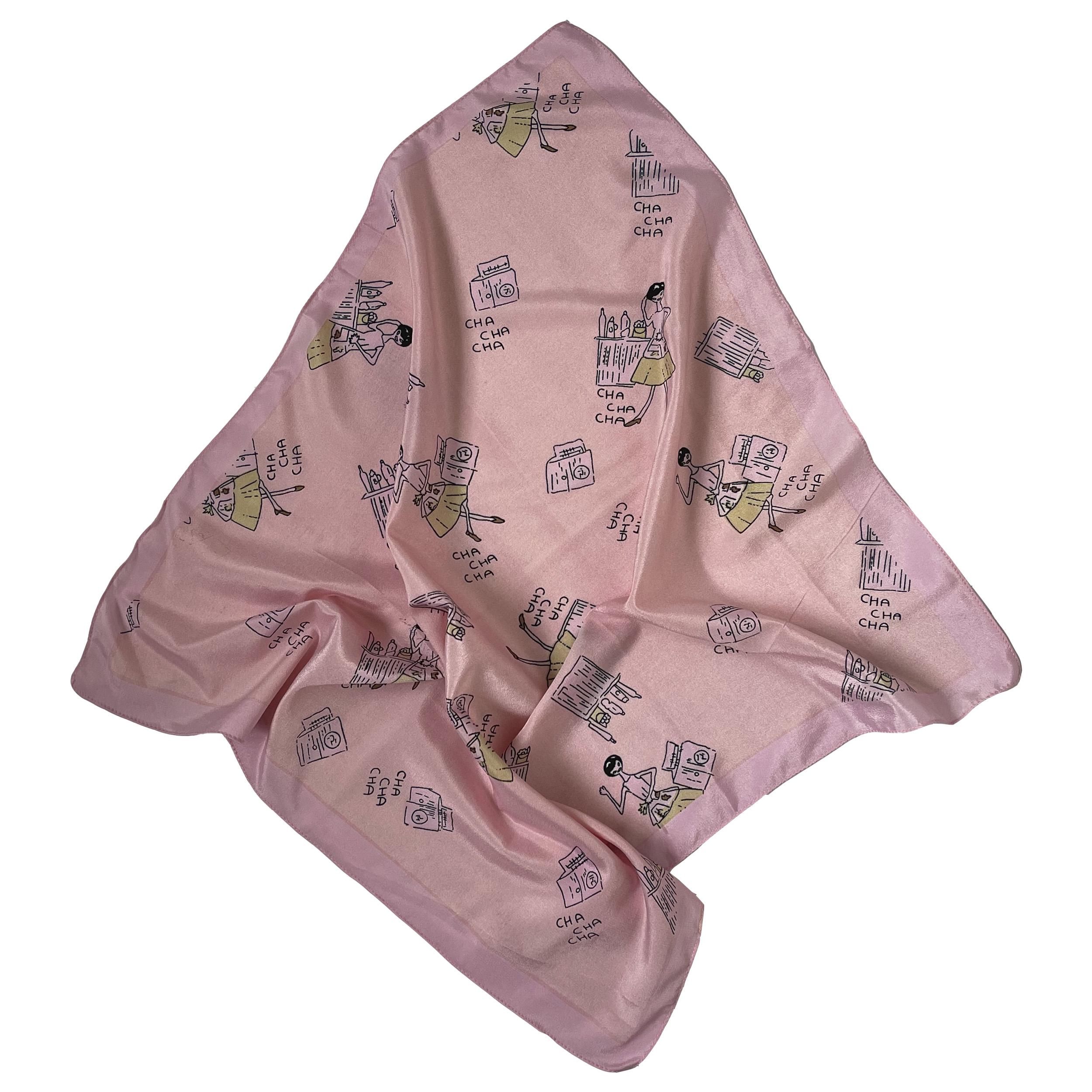 Натуральный шелковый платок Silk Route 50х50 см Розовый (1272)