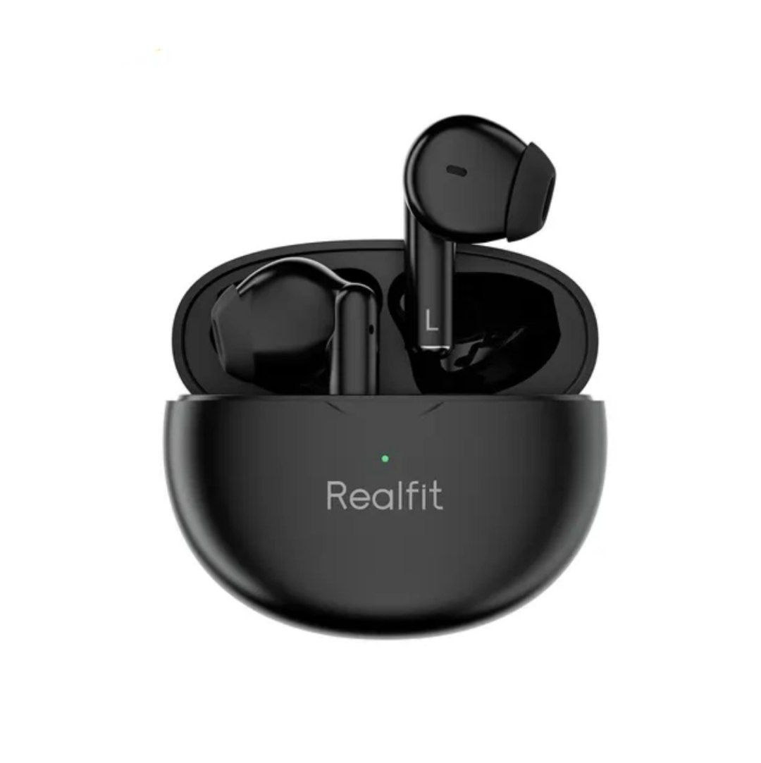 Наушники беспроводные Realfit F2 PRO Bluetooth Black - фото 1