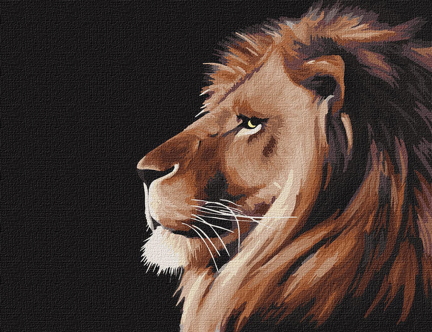 Картина по номерам Идейка Королевский взгляд 50x65 см (KHO14203)