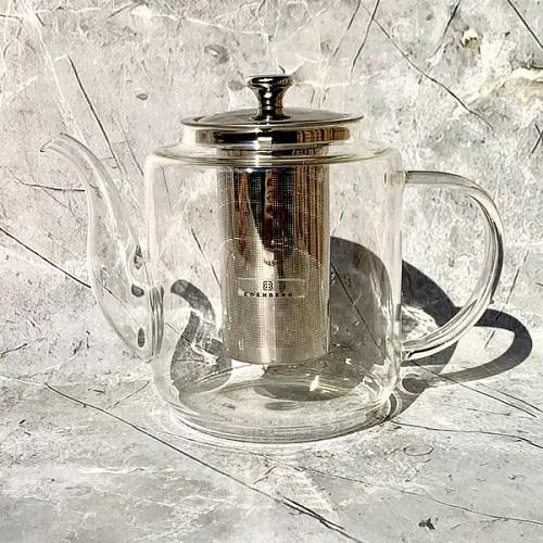 Заварювальний чайник Edenberg EB-19036 термостійкий до 500° з жароміцного скла 650 мл (EB-19036) - фото 2 Заварювальний чайник Edenberg EB-19036 термостійкий до 500° з жароміцного скла 650 мл (EB-19036) - фото 2