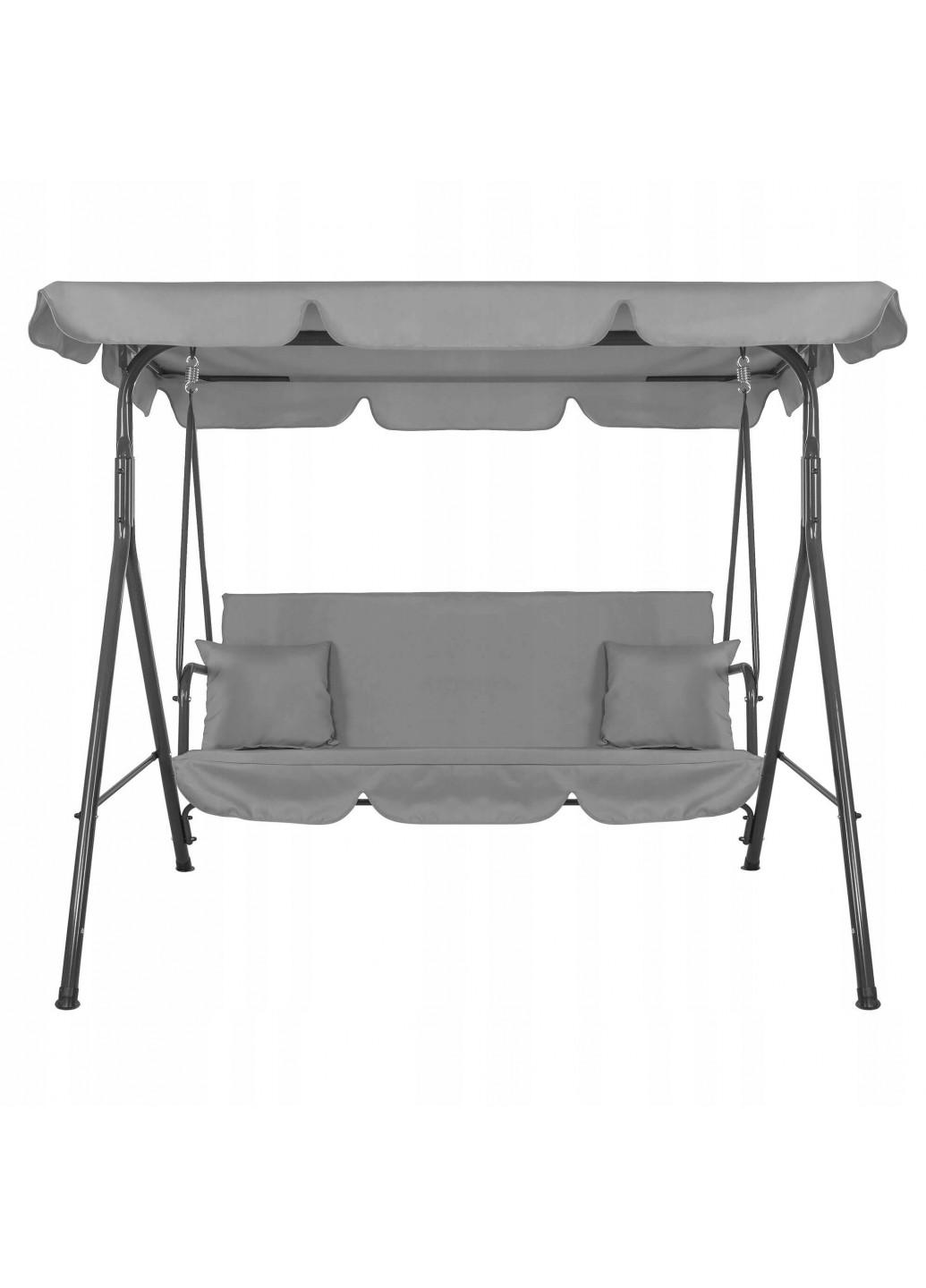 Садовые качели Springos Luna GS0013 150x170 см Темно-серый (GS0013) - фото 2