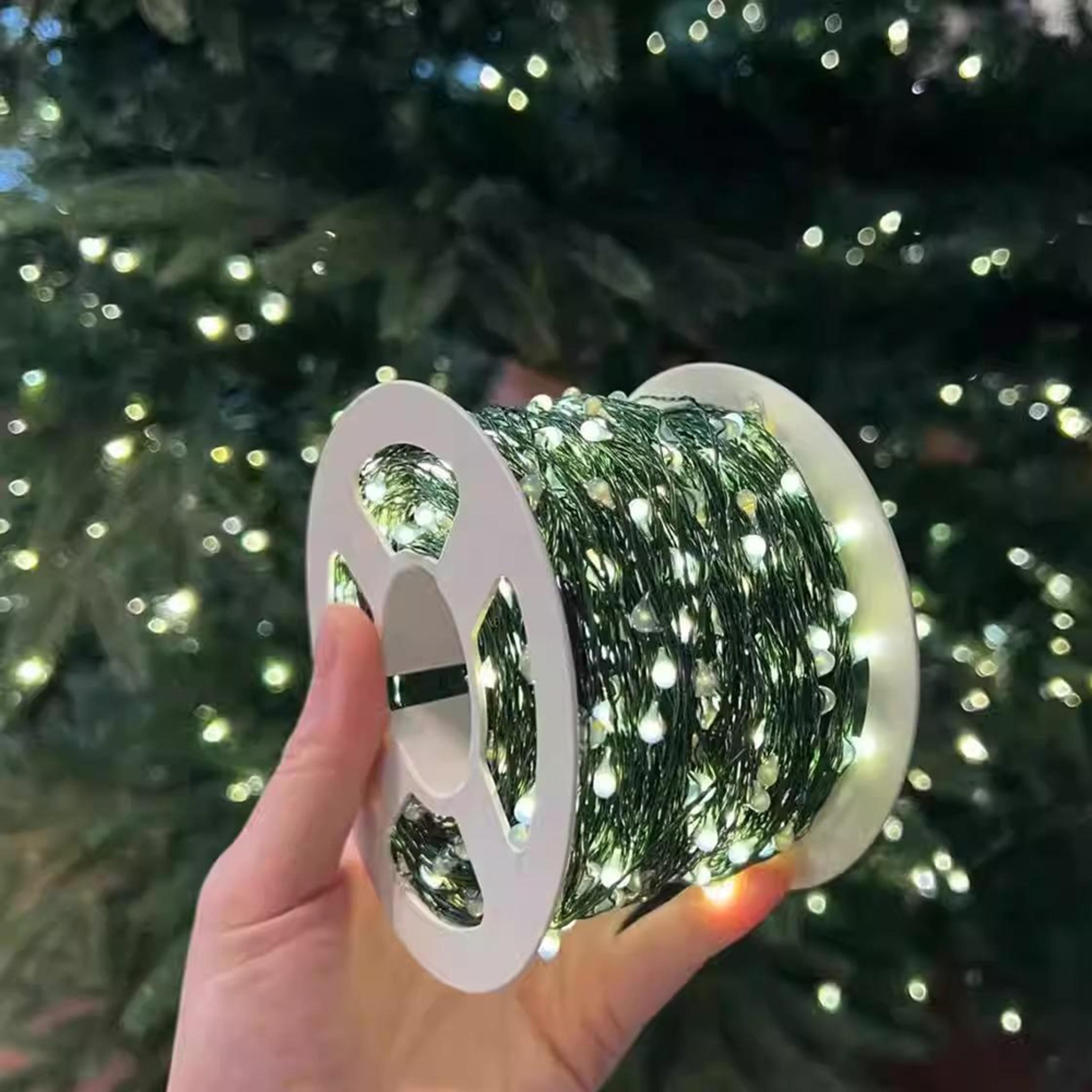 Гірлянда-нитка Роса світлодіодна 50 м 220V Білий теплий (WLS-9118W50) - фото 2 Гірлянда-нитка Роса світлодіодна 50 м 220V Білий теплий (WLS-9118W50) - фото 2