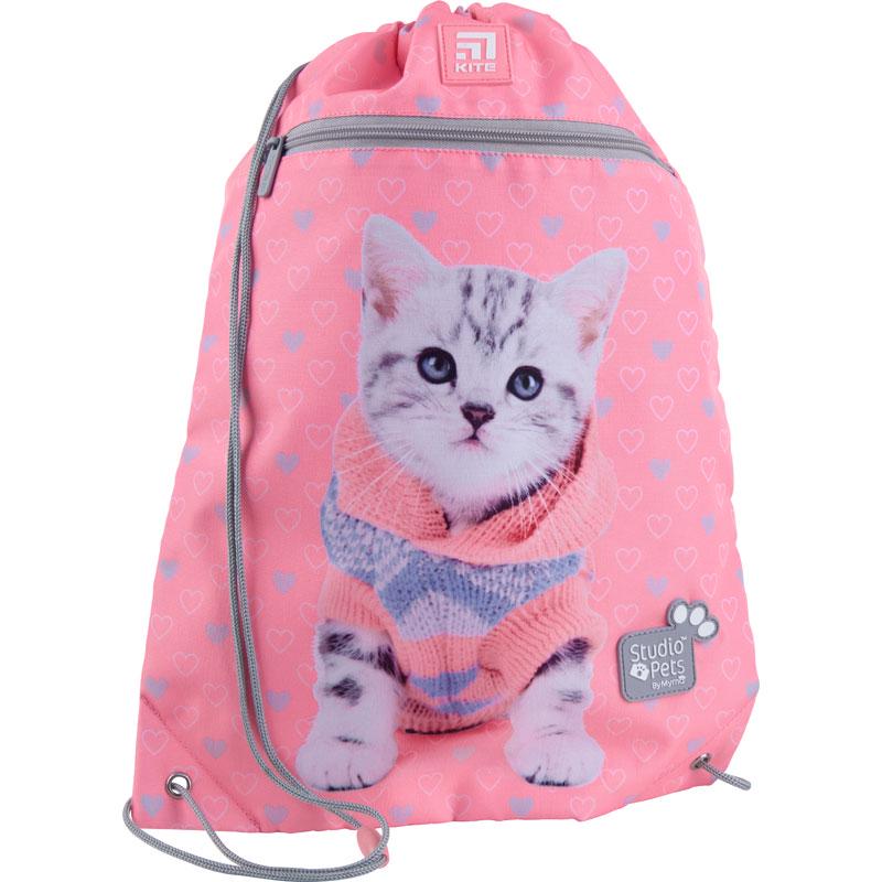 Сумка для обуви KITE Studio Pets 46х33 см Розовый (SP21-601M-2)
