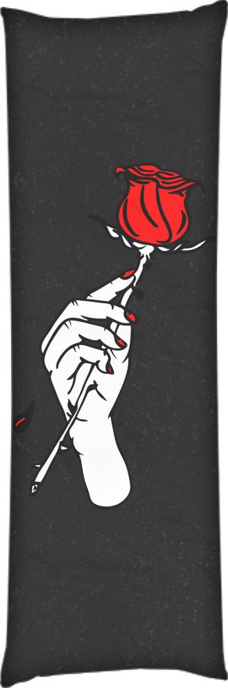 Подушка дакимакура Lil Peep 3 50x150 см (13546145)