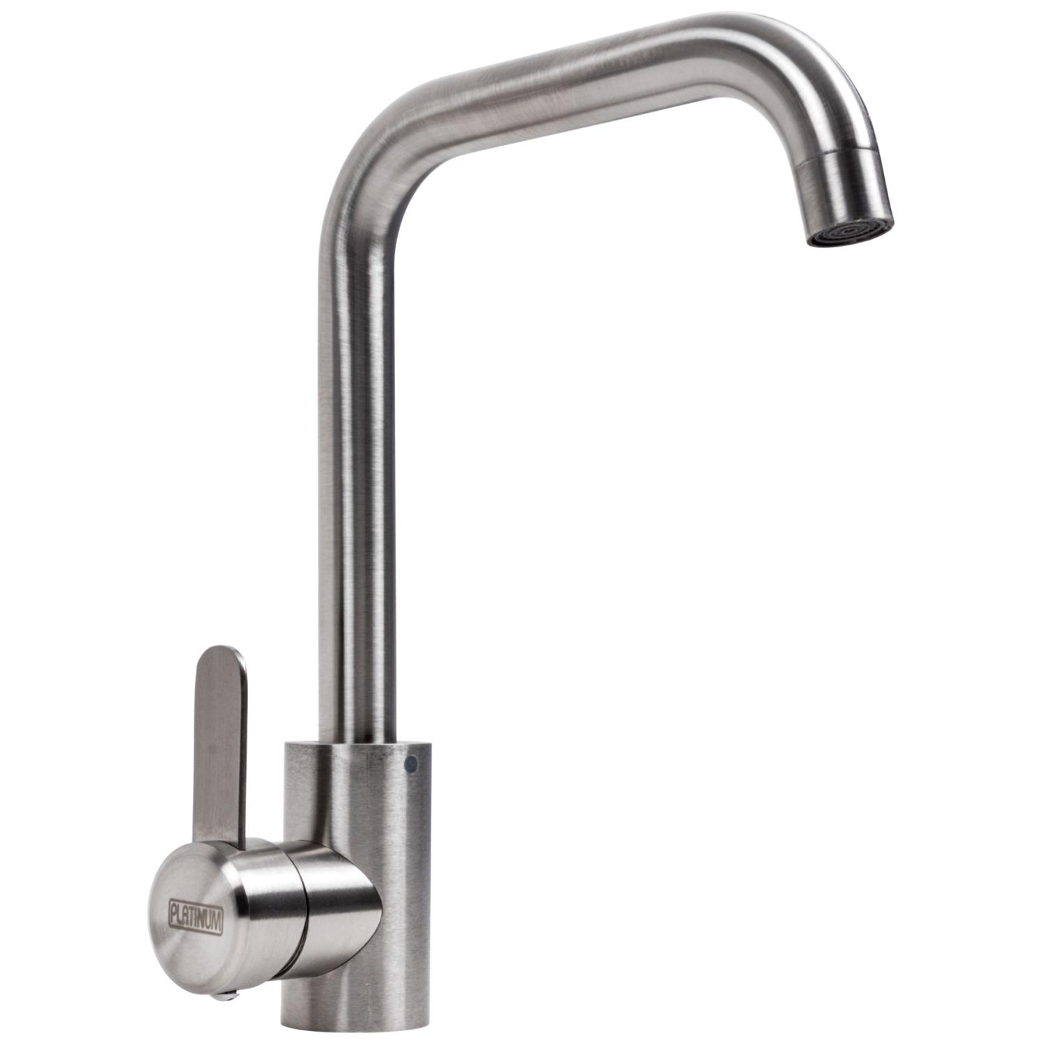 Смеситель для кухни Platinum KT 11 3008B-FH PLS-A32607 однорычажный Сатин (151727)