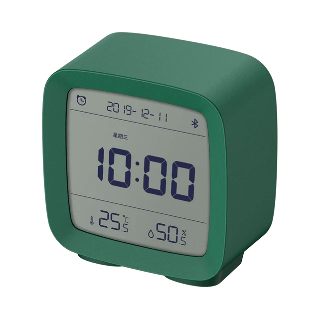 Часы смарт метеостанция гигрометр Qingping Clock Bluetooth Smart Зеленый Часы смарт метеостанция гигрометр Qingping Clock Bluetooth Smart Зеленый