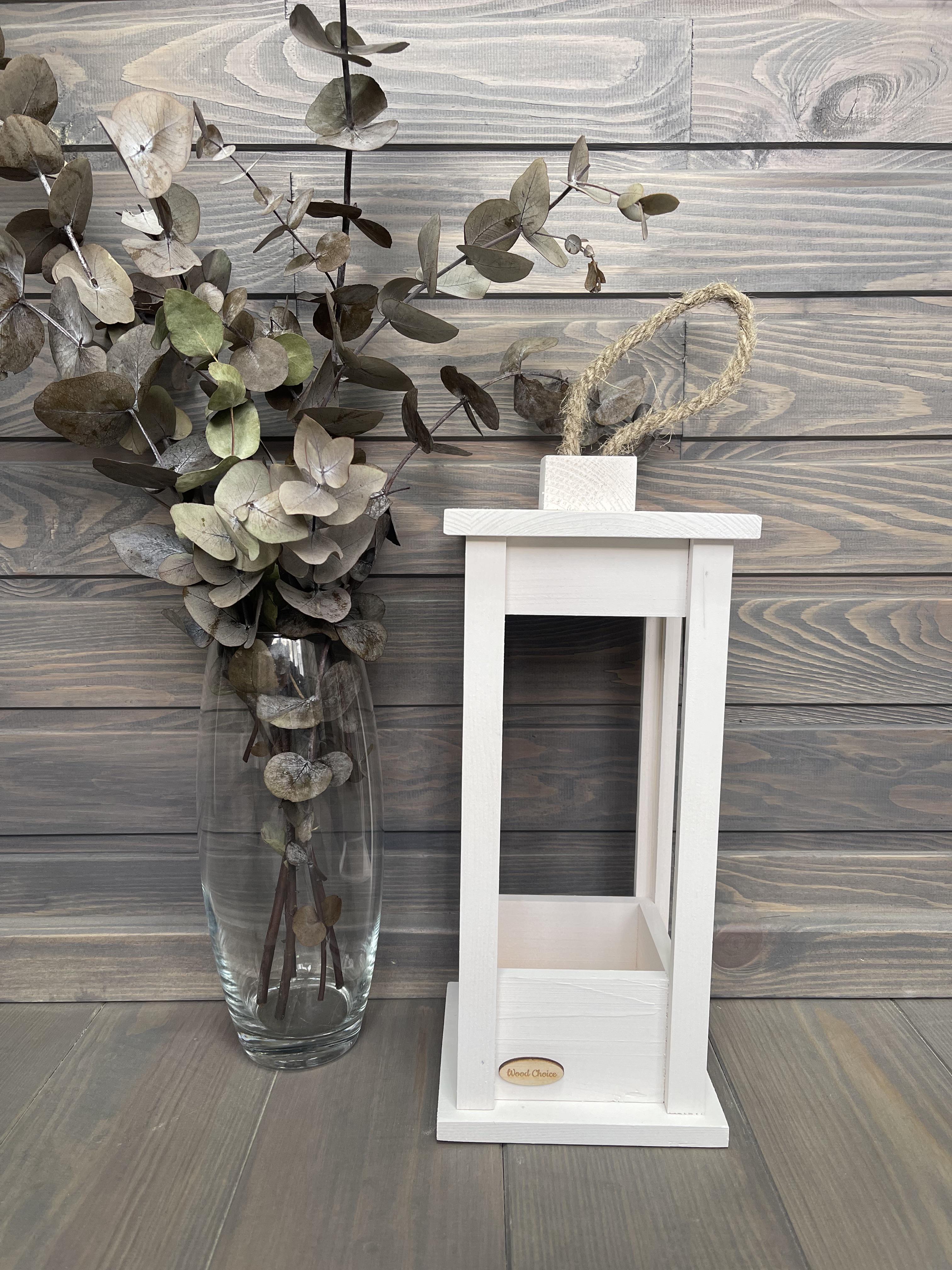 Подсвечник деревянный Wood Choice Фонарь 15х15х35 Белый - фото 2 Подсвечник деревянный Wood Choice Фонарь 15х15х35 Белый - фото 2
