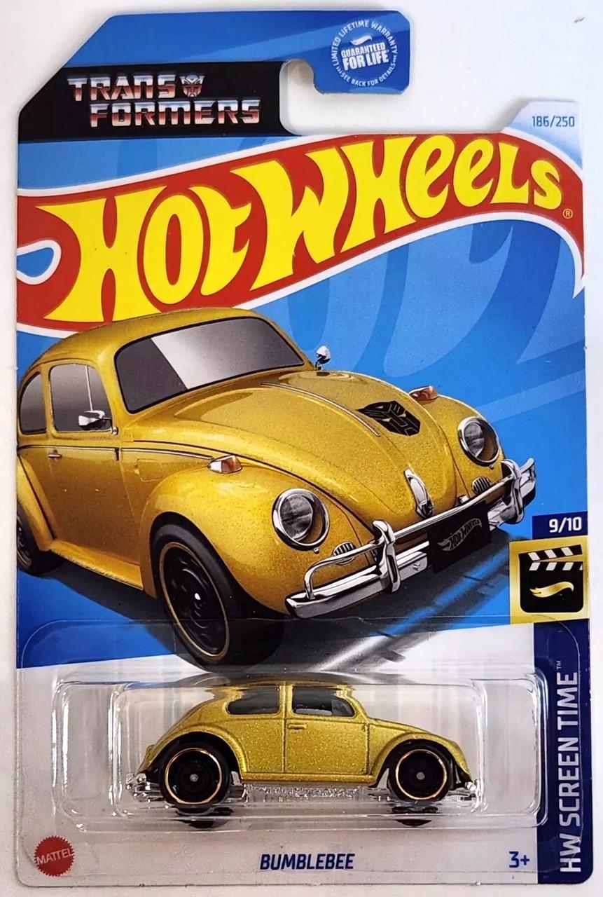 Игрушечная машинка Hot Wheels Bumblebee VW Beetle 2024 Screen Time №186 Transformers (HTF09)